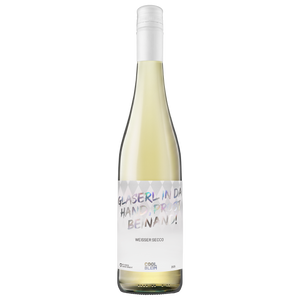 Weißer Secco "Glaserl in da Hand, Prost beinand!"